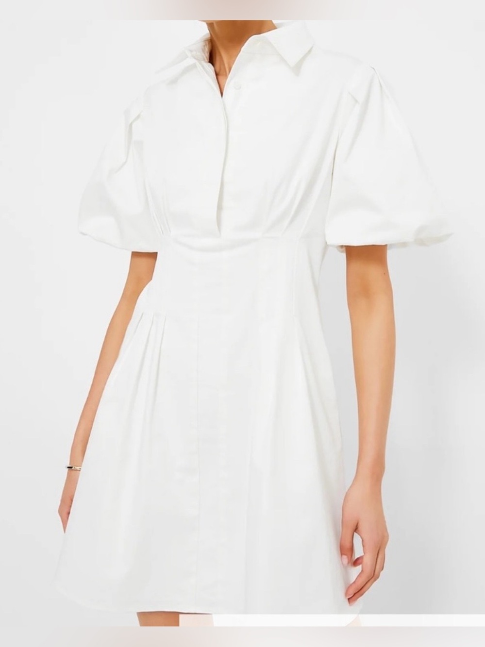 🤍 NEW Tuckernuck White Mini Delaney Dress ~ Medium - Picture 3 of 6